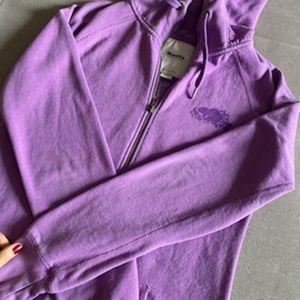 Purple Roots zip-up hoodie